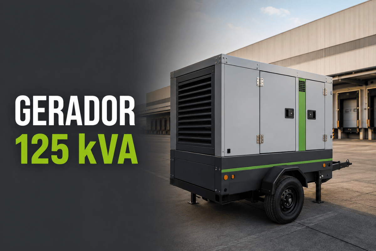 Locação de Gerador de 125 kVA