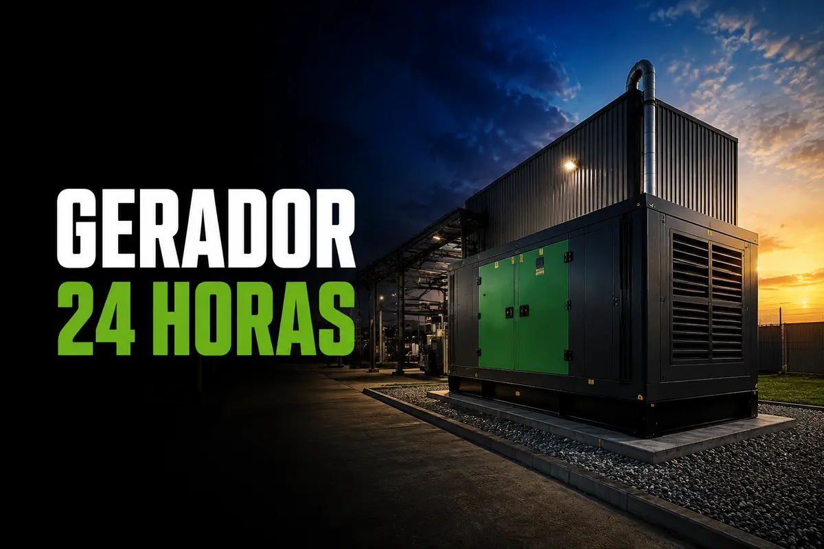 Aluguel de Gerador 24 Horas para Operação Contínua