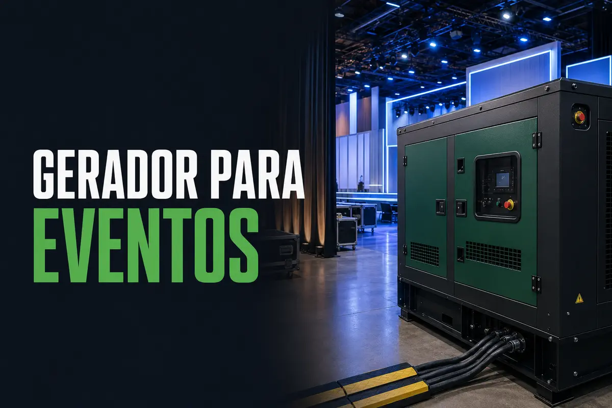 Aluguel de Gerador para Eventos Corporativos