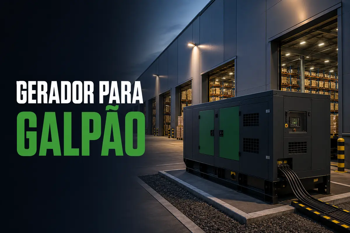 Aluguel de Gerador para Galpão Industrial e Logístico