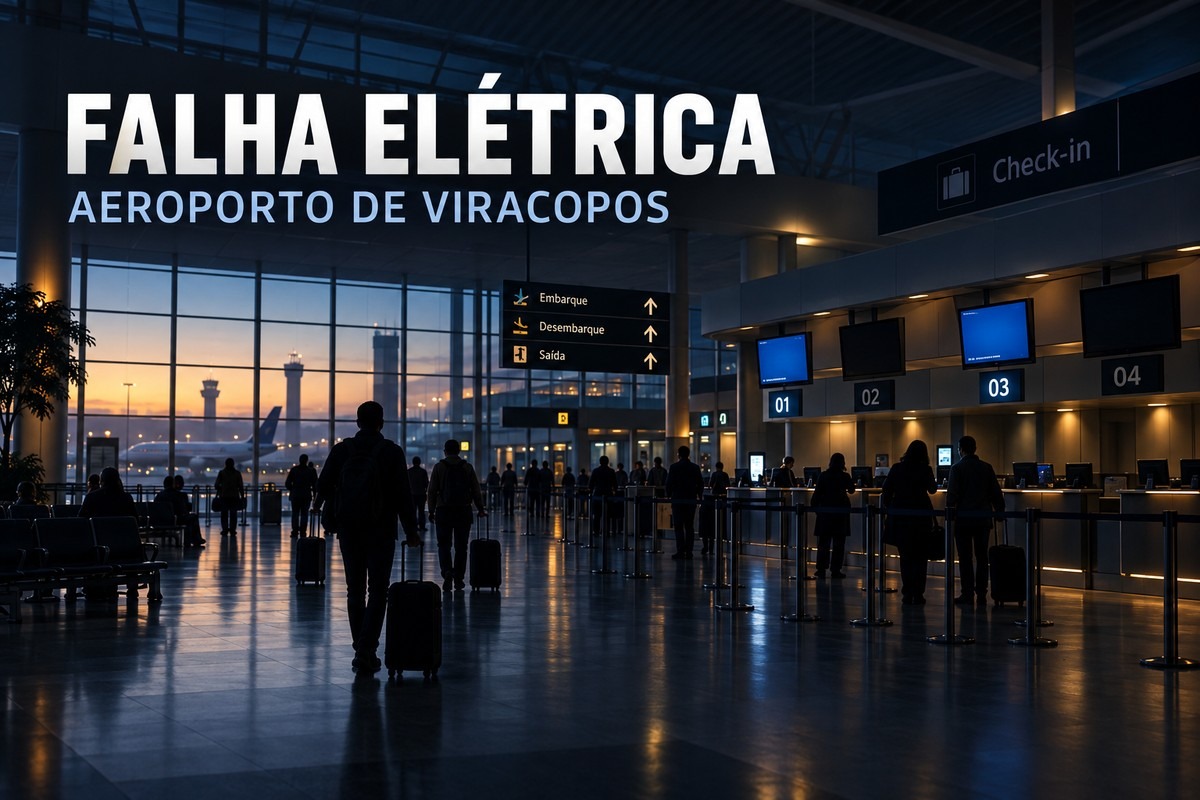 Falha Elétrica em Viracopos Afeta Check-in e Embarques