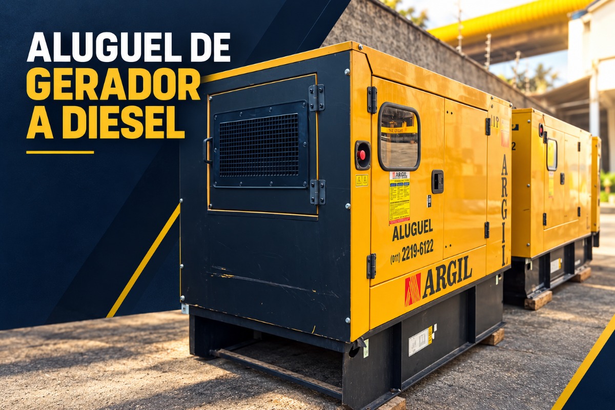 Aluguel de Gerador a Diesel | Argil Equipamentos
