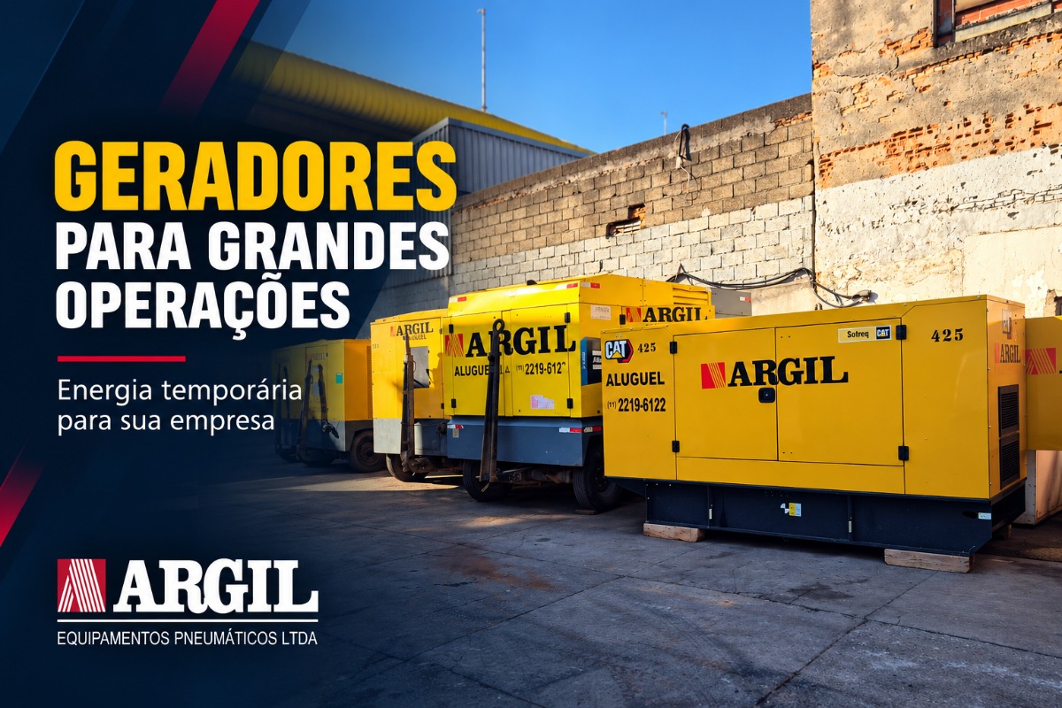 Aluguel de Gerador em Cotia